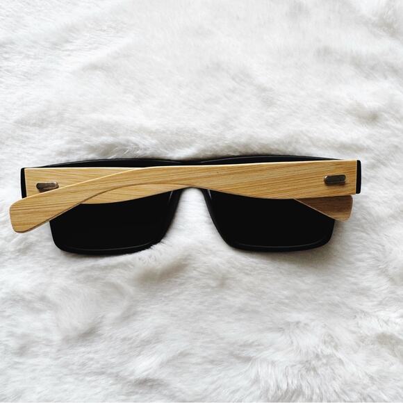Juna Blue & Light Wood Sunglasses - Picture 11 of 11